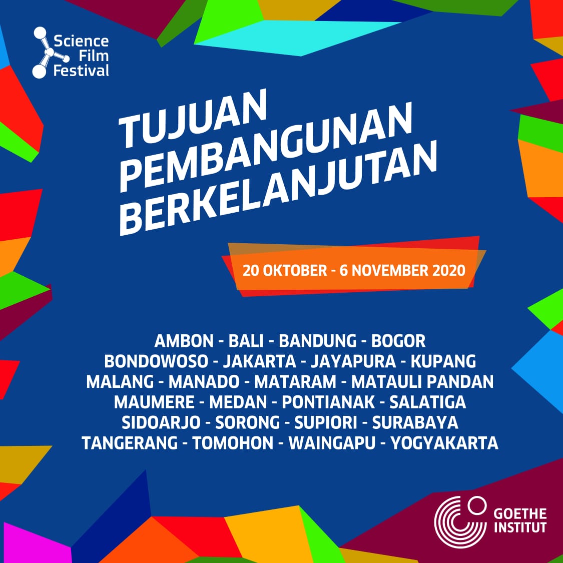 Science Film Festival 2020 akan Digelar pada 22-23 Oktober di SMA Negeri 3 Yogyakarta