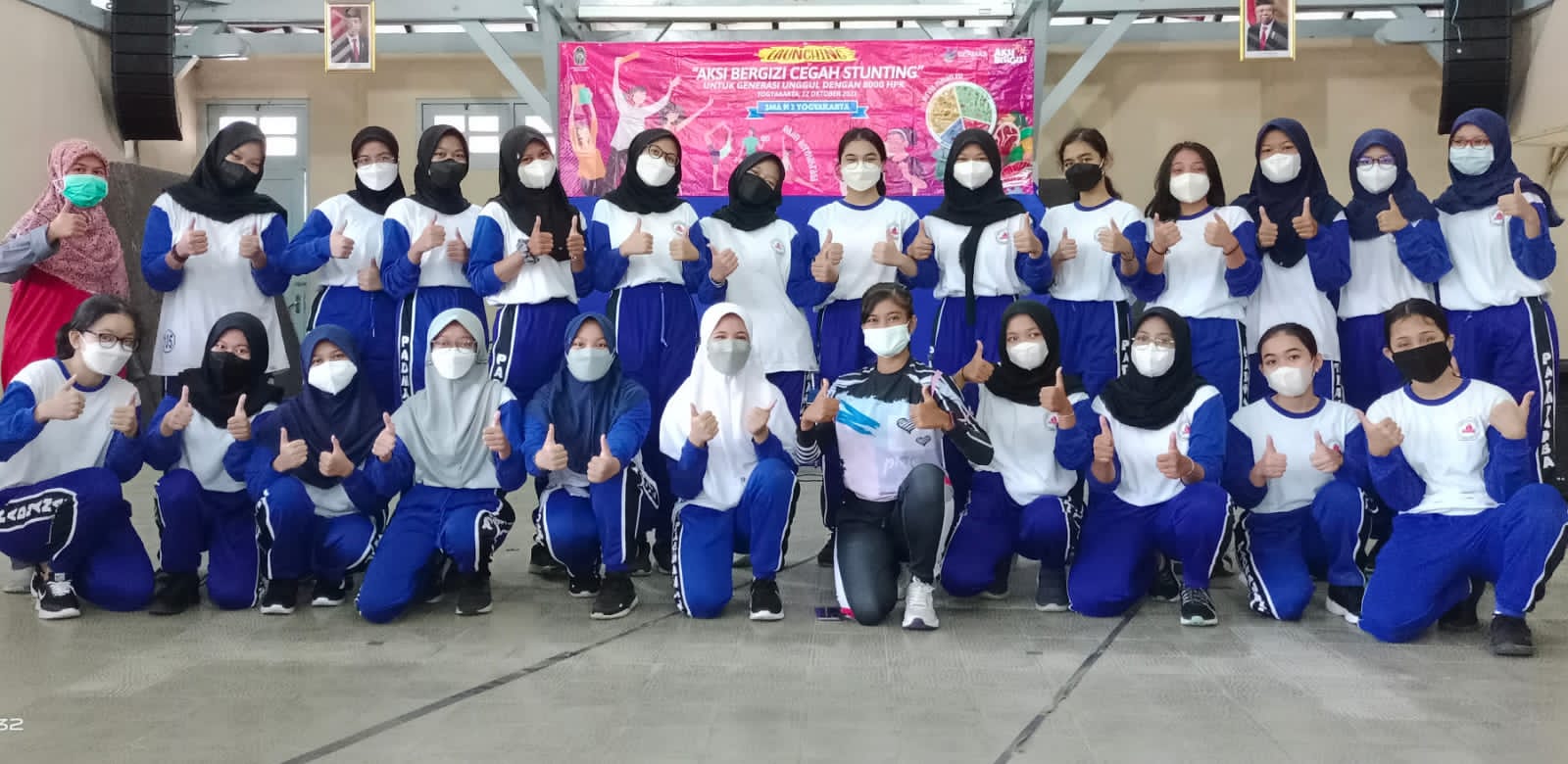 KEGIATAN LAUNCHING AKSI BERGIZI CEGAH STUNTING DI SMAN 3 YOGYAKARTA