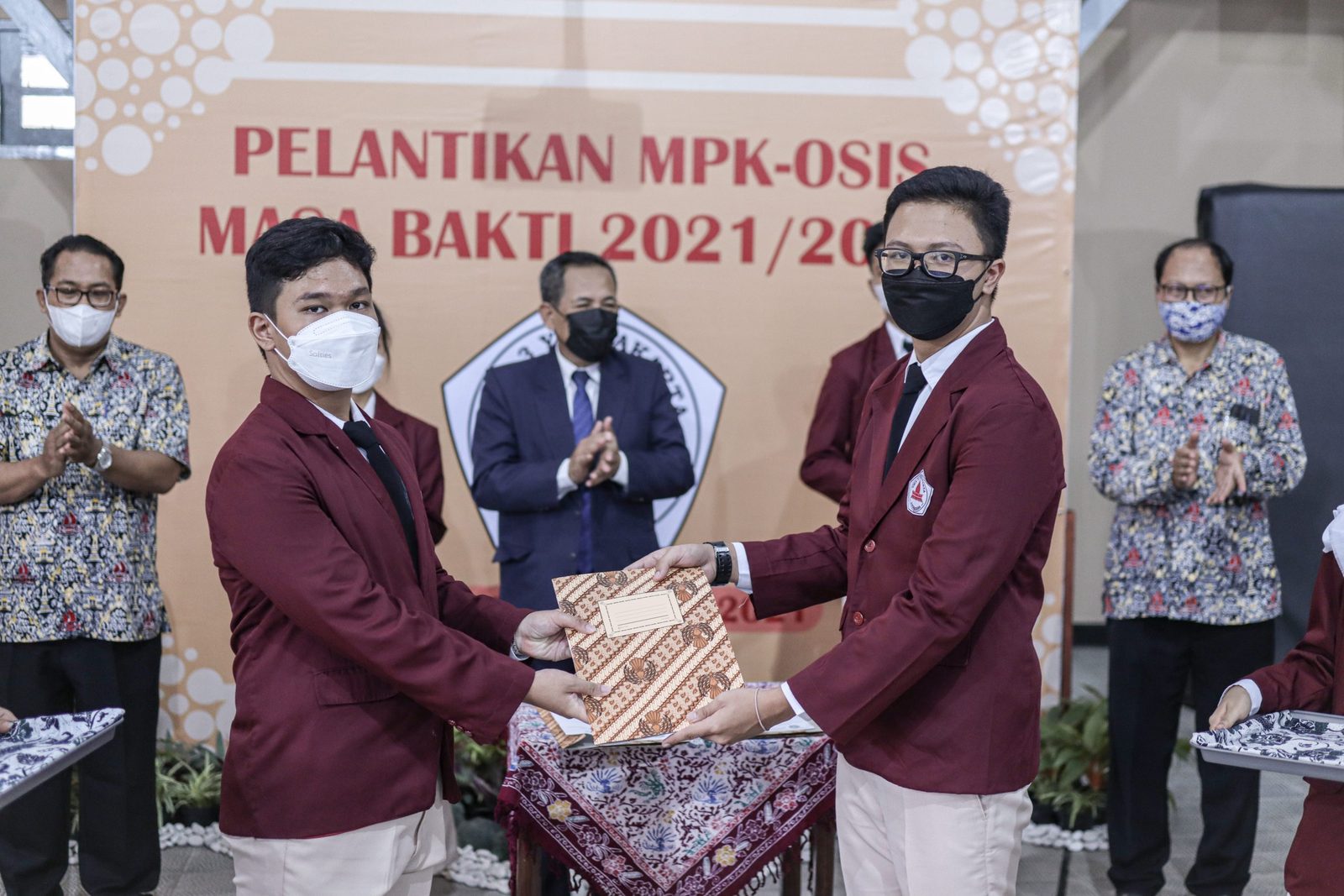 Pelantikan OSIS-MPK SMA Negeri 3 Yogyakarta Tahun 2021