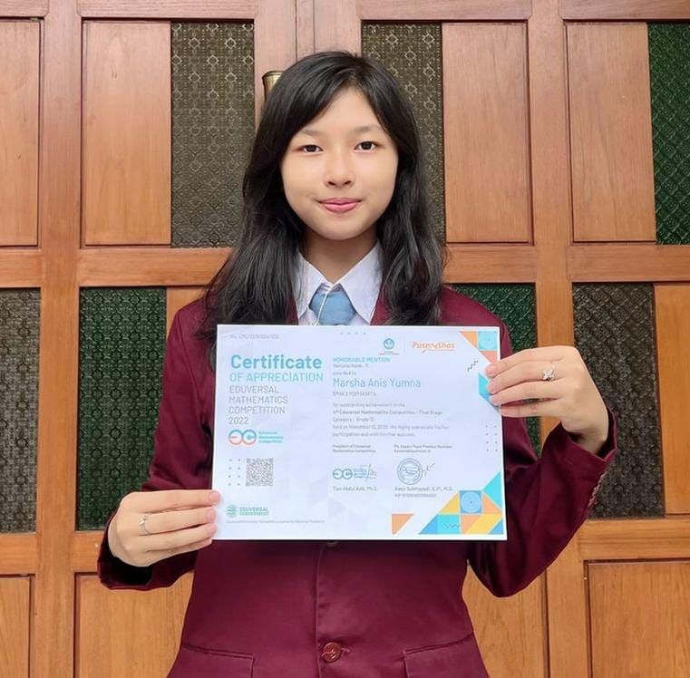 Appreciation Eduversal Mathematics Competition 2022