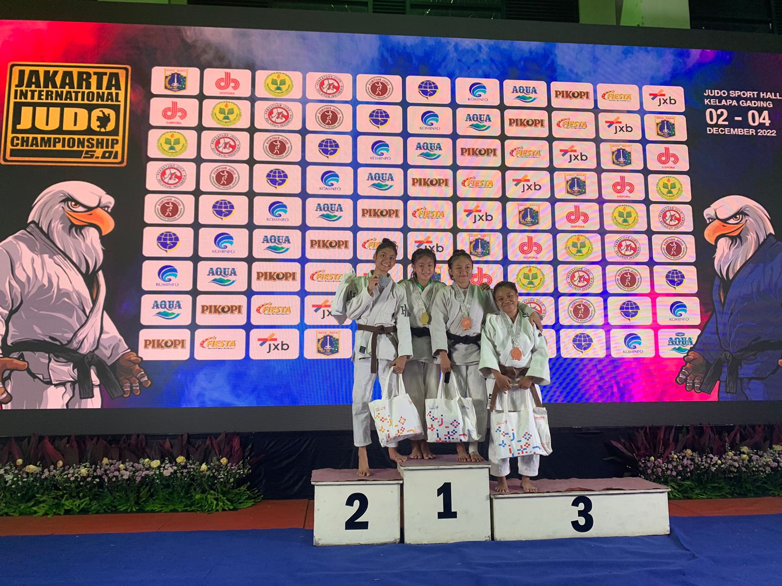 Medali Perak dalam Jakarta Internasional Judo Championship 2022