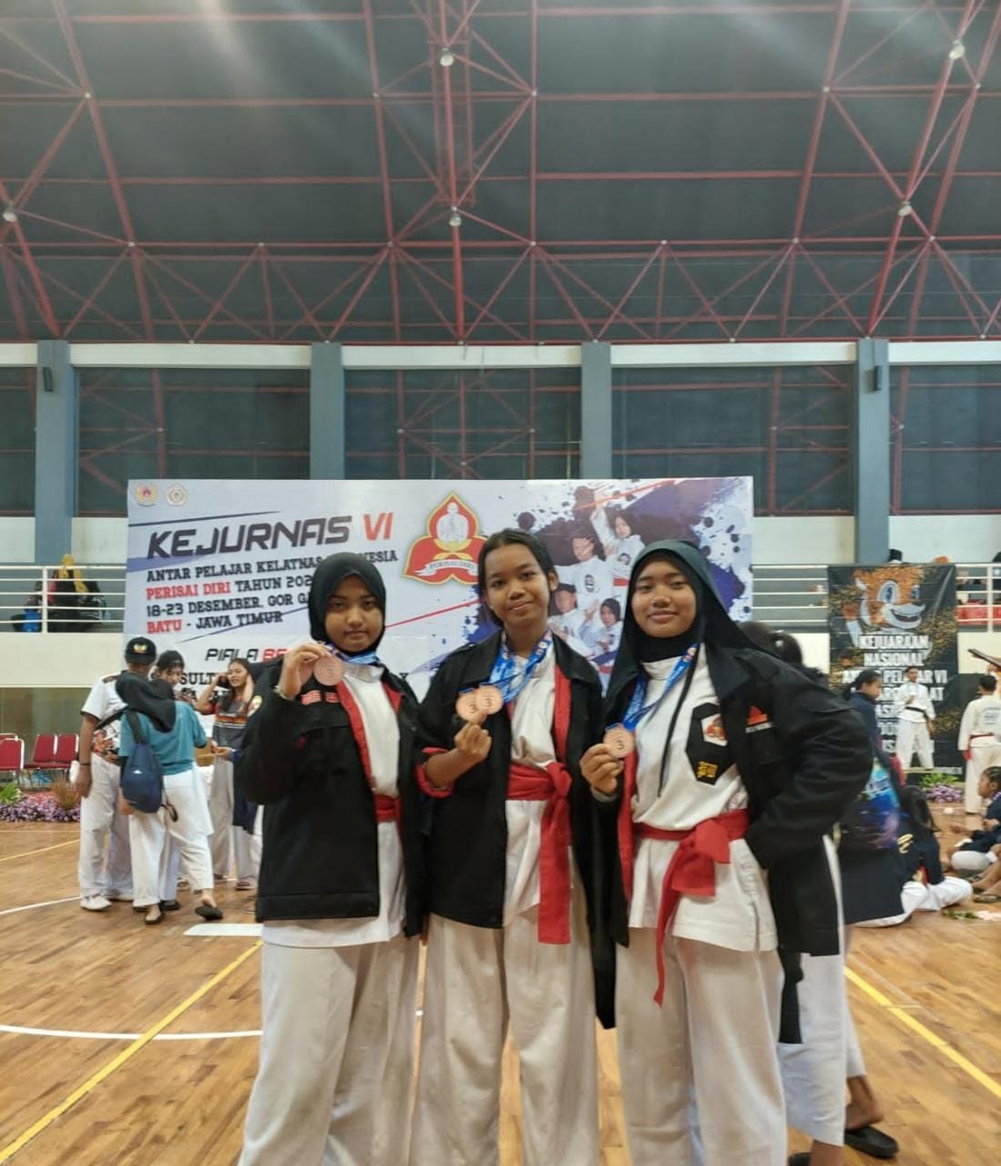 Juara 3 Pi Beregu Teknik Senjata Kejurnas Perisai Diri VI Antar Pelajar 2022