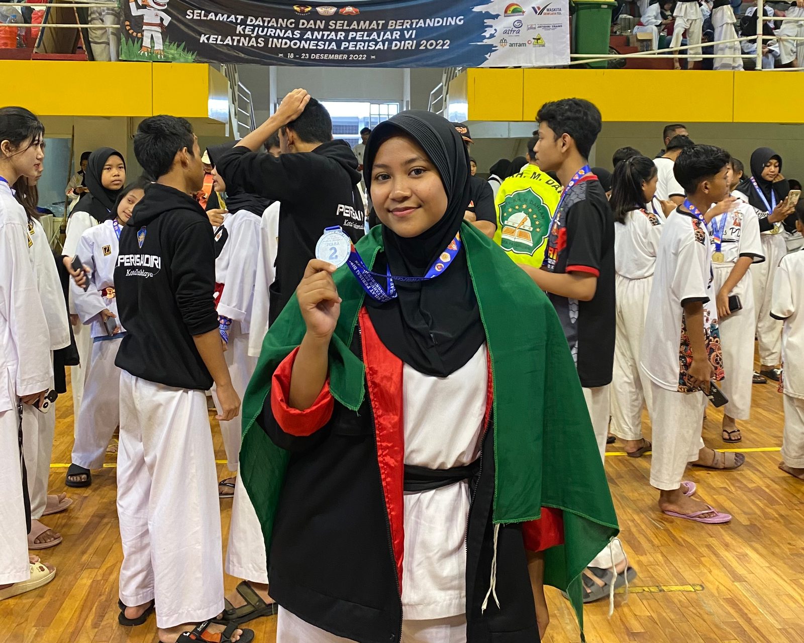 Juara 2 Pi Kelas H Kejurnas Perisai Diri VI Antar Pelajar 2022