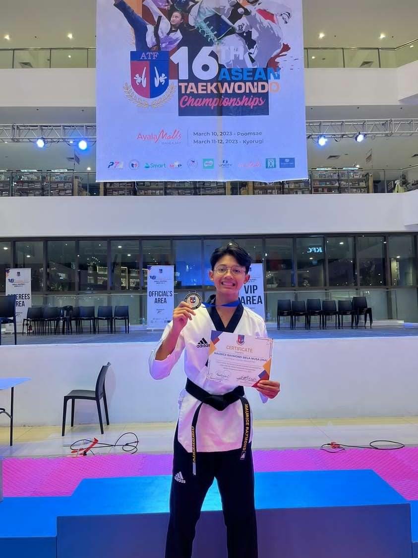 Silver Medal Recognize Poomsae Mixed Pair Junior 16th ASEAN Taekwondo Championship 2023
