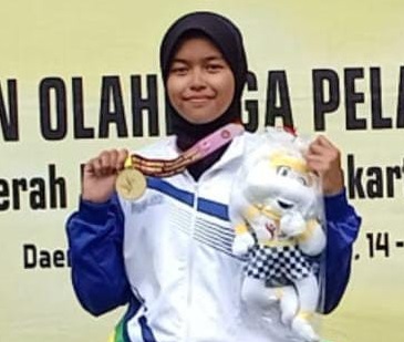 Medali Emas Individu Recurve Putri, Medali Emas Mix Team Recurve Putri, Medali Perak Beregu Recurve Putri dalam Cabor Panahan POPDA DIY 2023