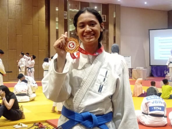 Medali Perunggu Kejuaraan Wilayah Tengah Cabor Judo Tahun 2023