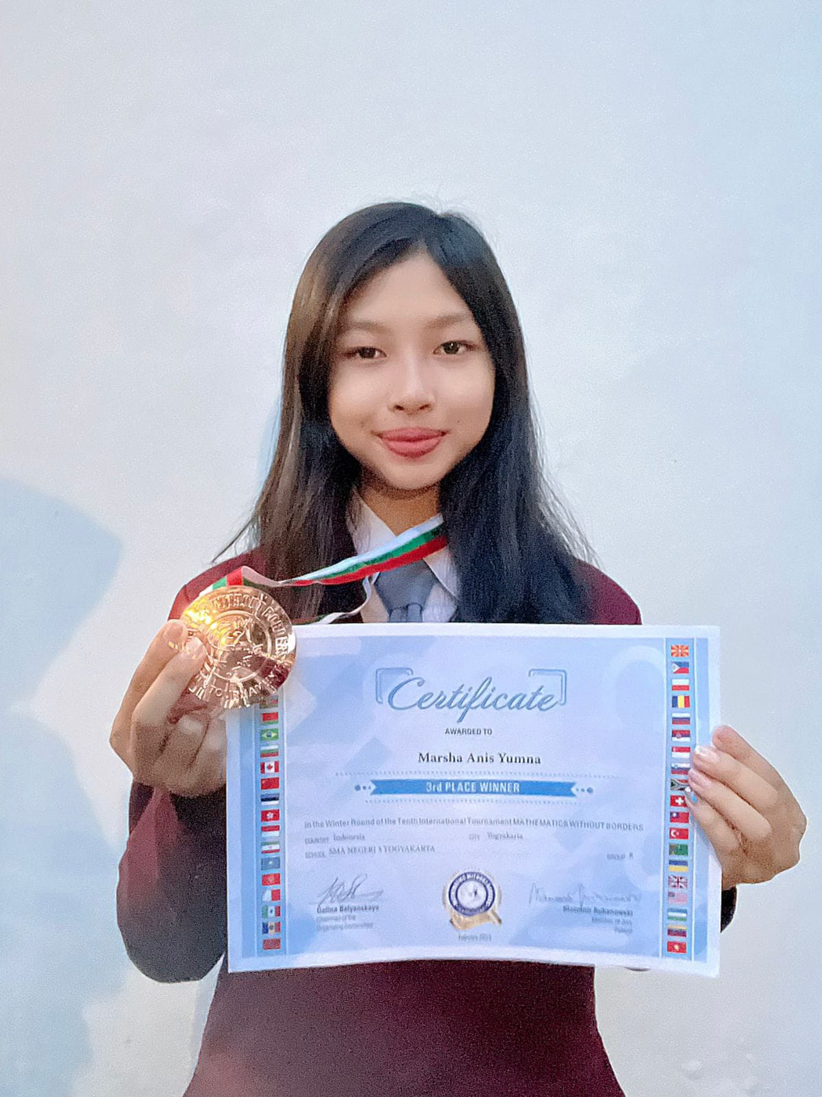 3rd Winner Internasional Tournament Mathematics Without Borders 2023