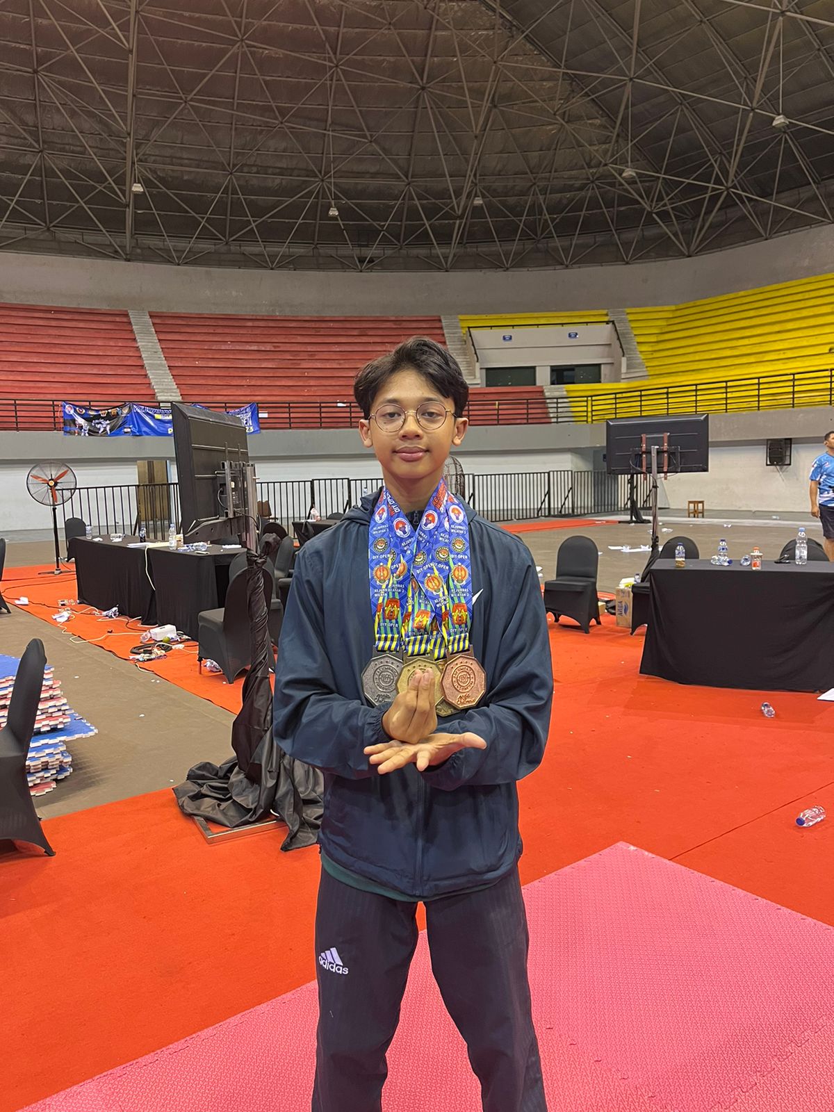 Medali Emas Senior Beregu, Medali Emas  Junior Beregu, Perak Pair Junior, Perunggu Senior Individu dan Perunggu Junior Individu dalam Kejurwil dan Takwondo DIY Open 2023