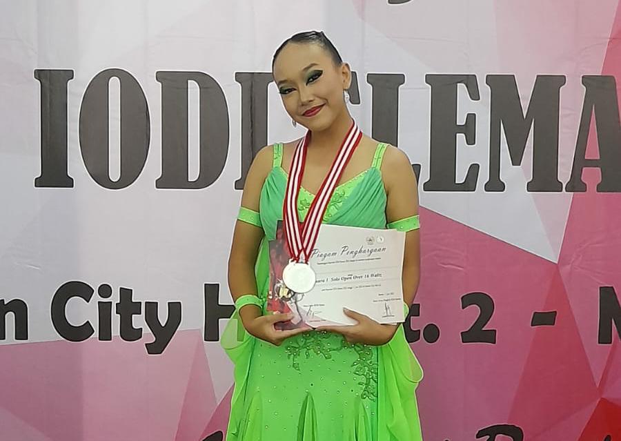 Juara 1 Solo Open Over 16 Walts dan Juara 2 Solo Open Over 16 Tango Kejurkab Sleman 2023