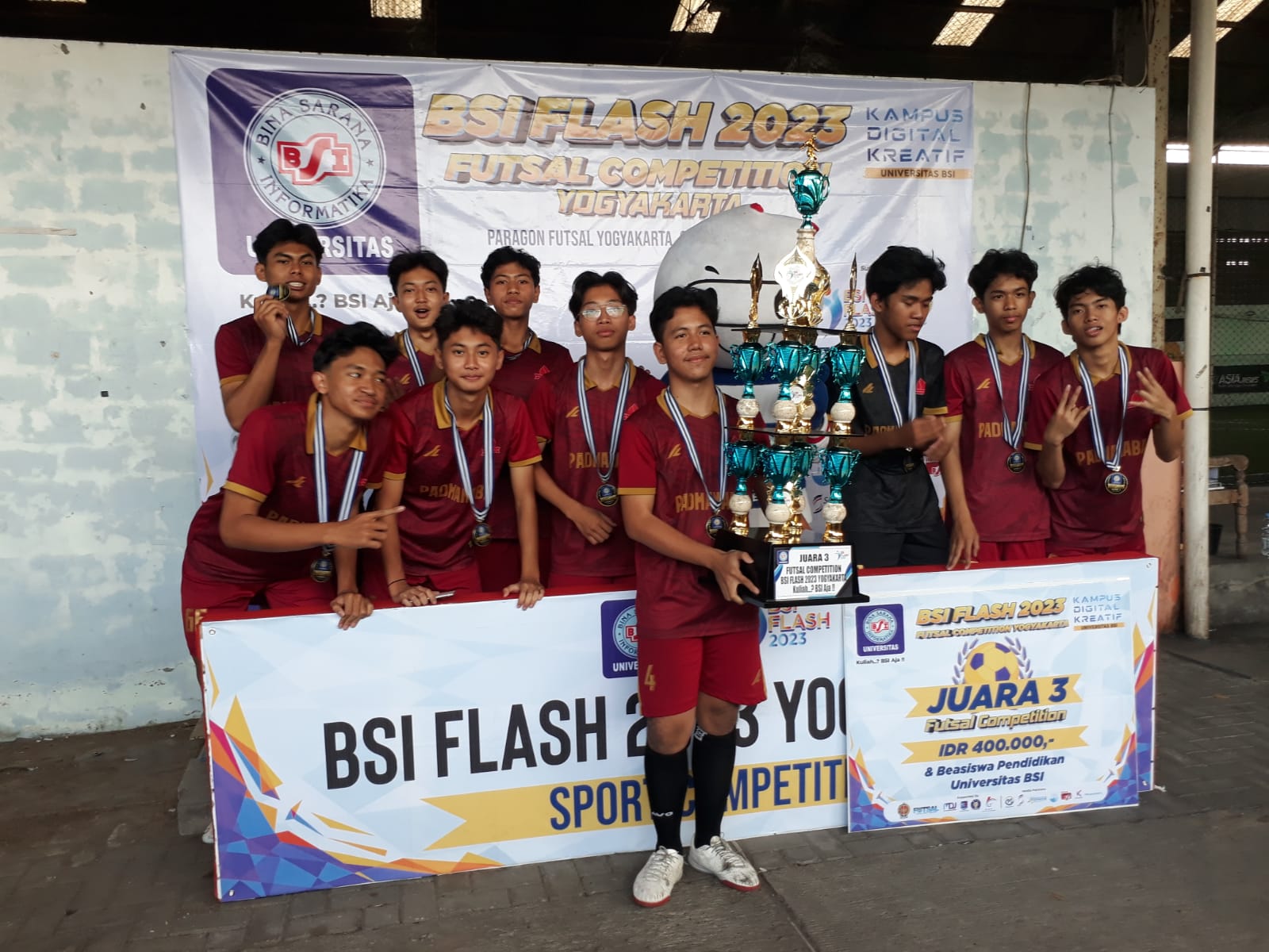 Juara 3 Futsal Competition by BSI Flash 2023