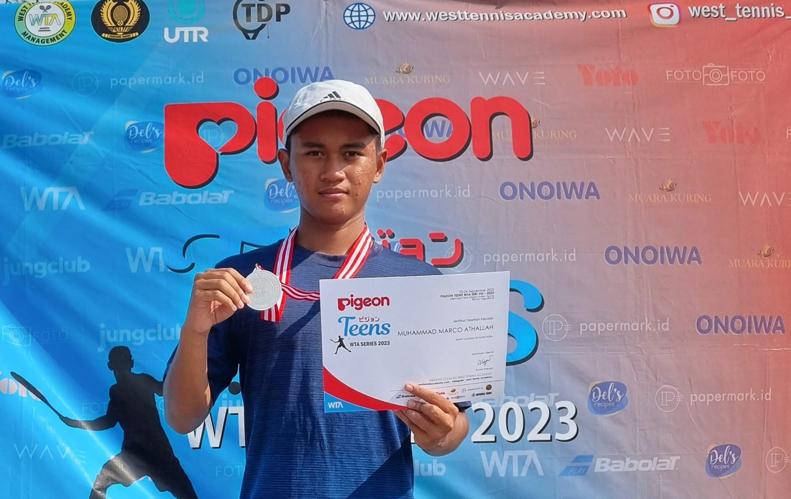 Juara 2 Ganda Putra U18 th Pigeon Teens WTA Seri VIII-2023