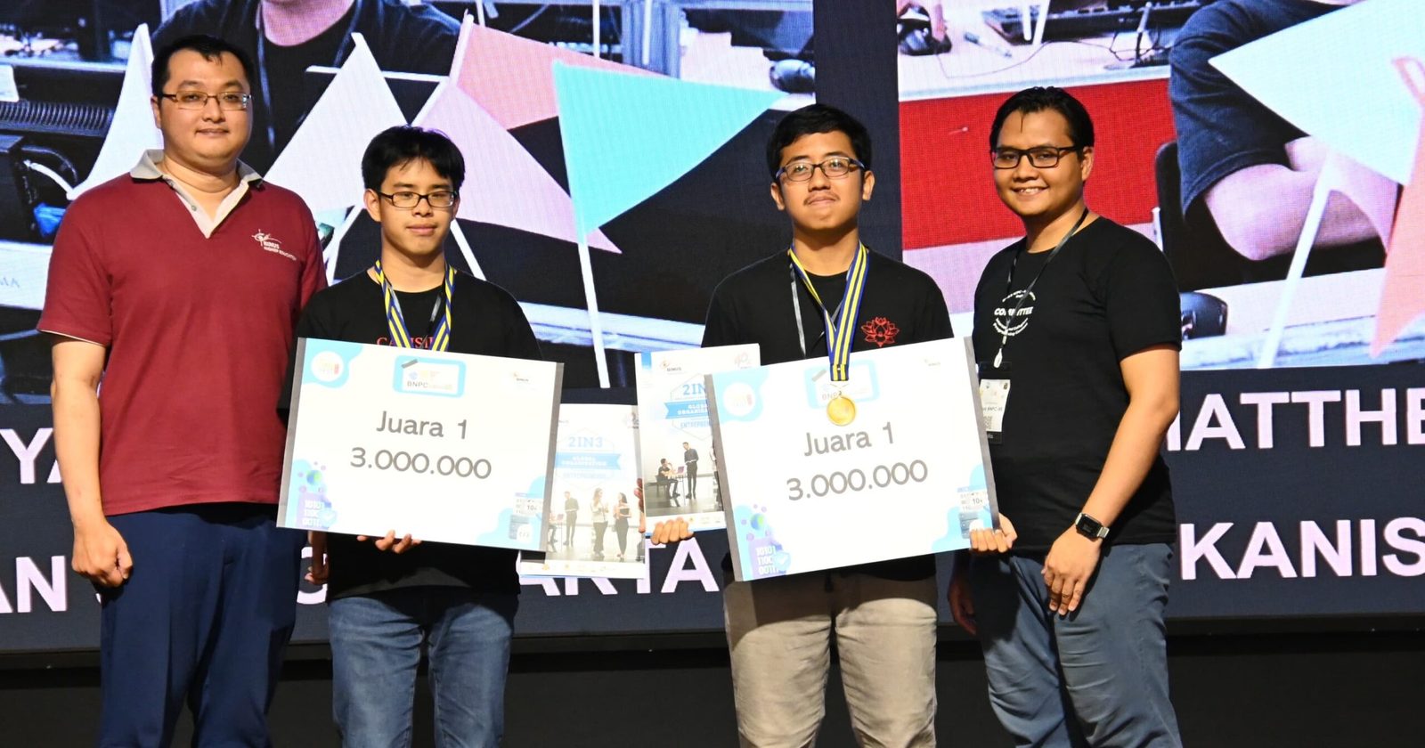 Medali Emas Bina Nusantara Programming Contest for High School Students (BNPC-HS) 2023
