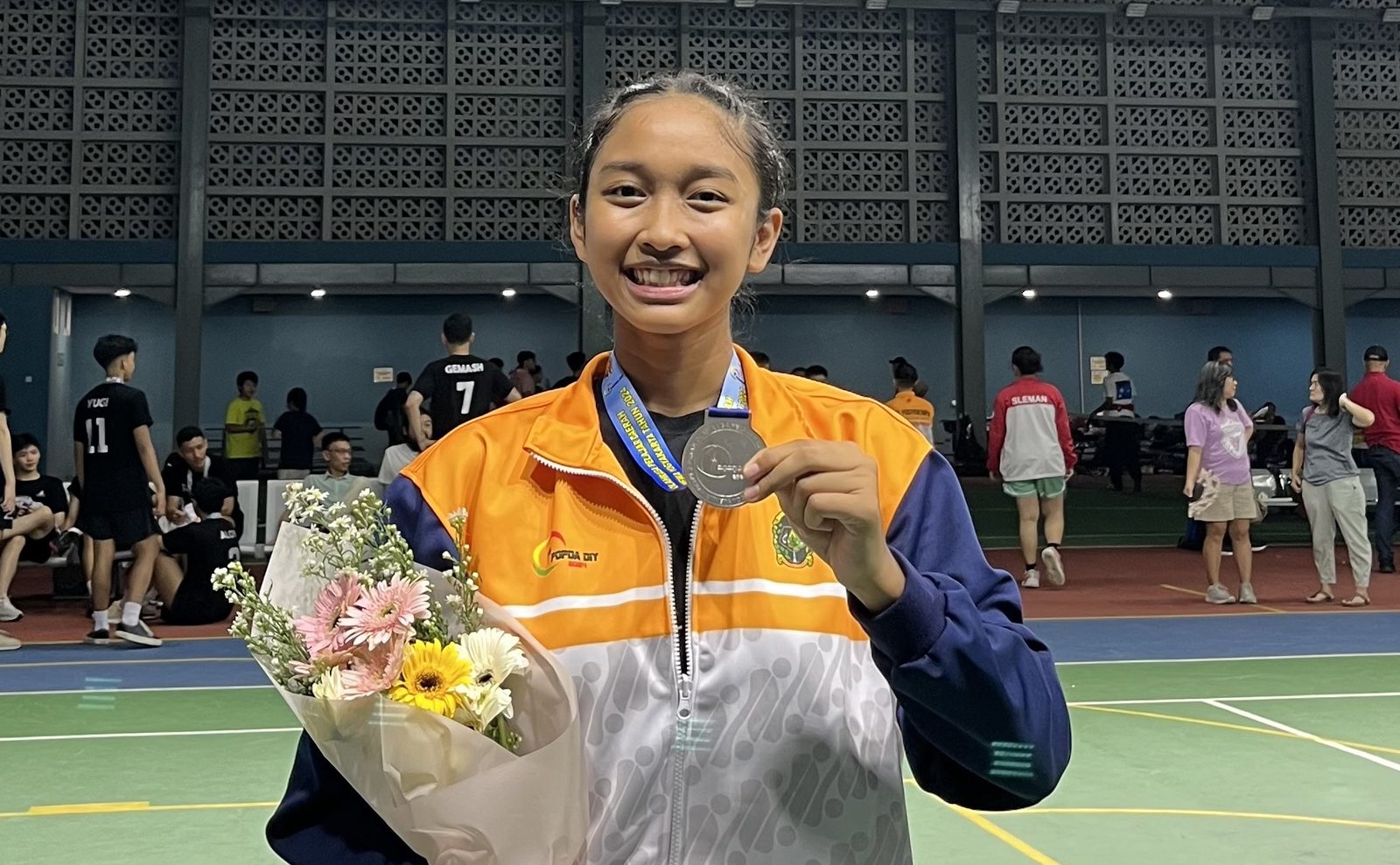 Medali Perak Cabor Basket Putri POPDA DIY 2024