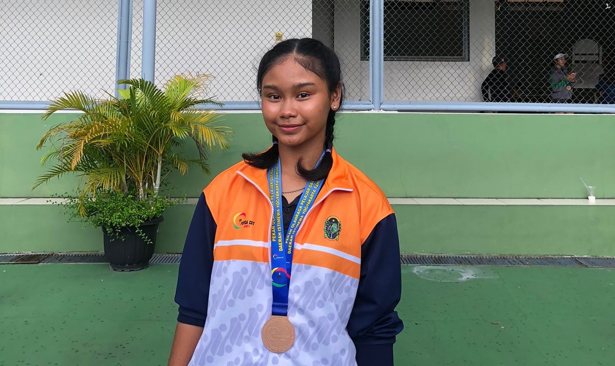Medali Perunggu Cabor Tenis Lapangan POPDA DIY 2024