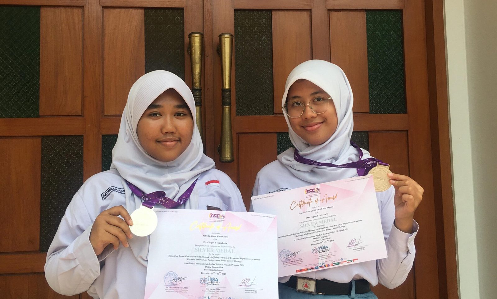 Silver Medal I2ASPO (Indonesia Internasional Applied Science Project Olympiad) 2023