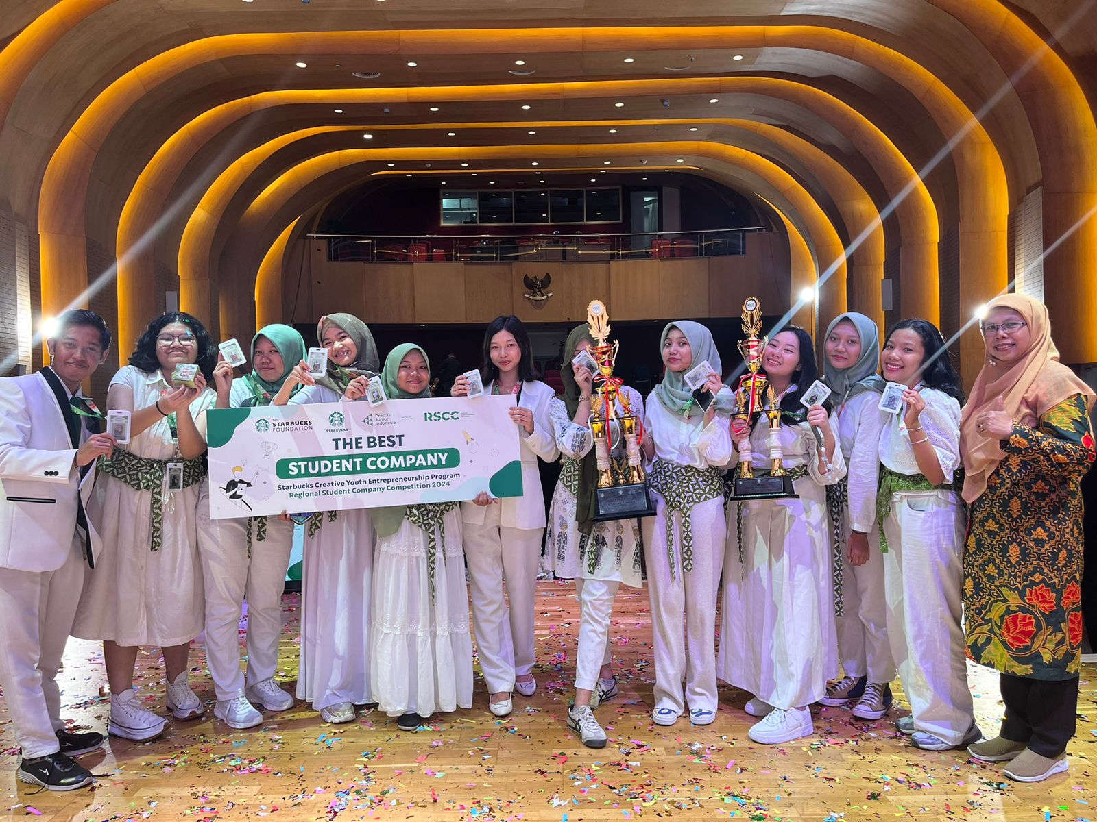 The Best Student Company, Finalis National Student Company Competition, and The Best Financial Management at Creative Youth Entrepreneurship Program 2024