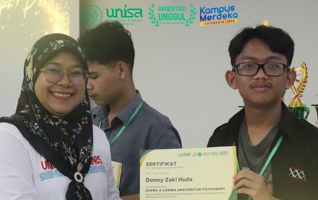 Juara 2 Lomba Arsitektur Fotografi UNISA Youth Games 2024