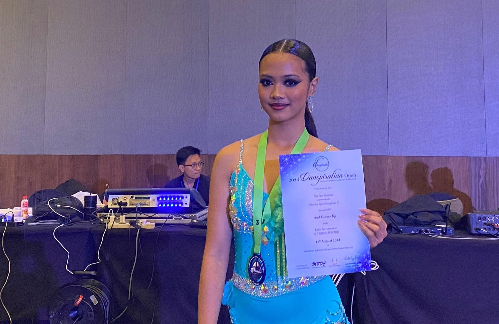 Juara 3 Pre-Amateur Latin dan Juara 4 Novice B Latin 2024