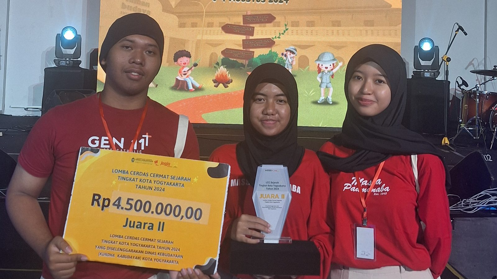 Juara II Lomba Cerdas Cermat Sejarah Tingkat Kota Yogyakarta 2024
