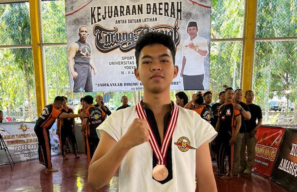 Medali Perunggu Kejurda Tarung Derajat 2024