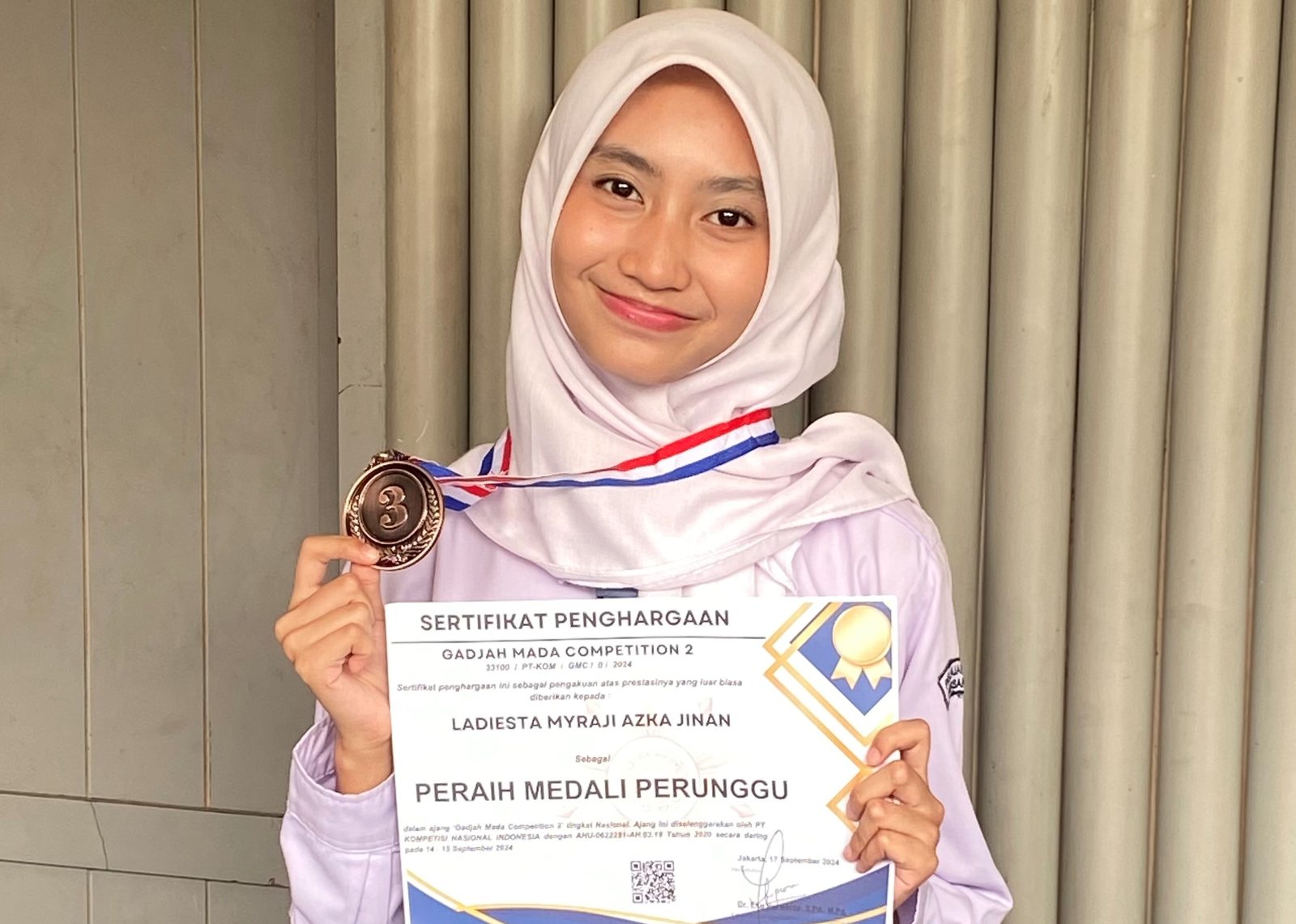 Medali Perunggu Gadjah Mada Competition 2 Bidang Kedokteran 2024