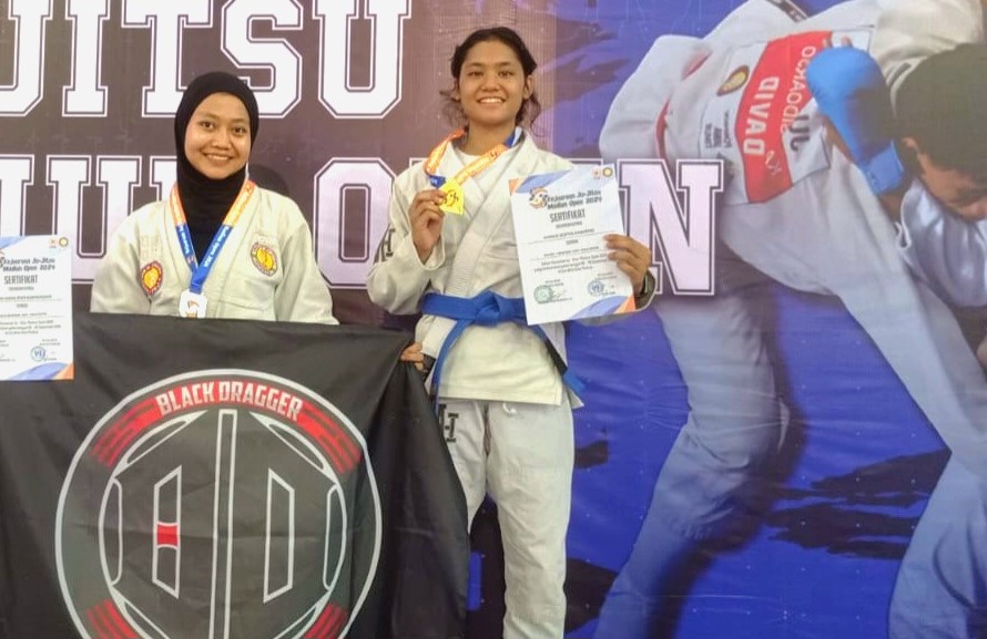 Medali Emas Ju Jitsu Madiun Open, Kelas Newaza -48kg Putri 2024