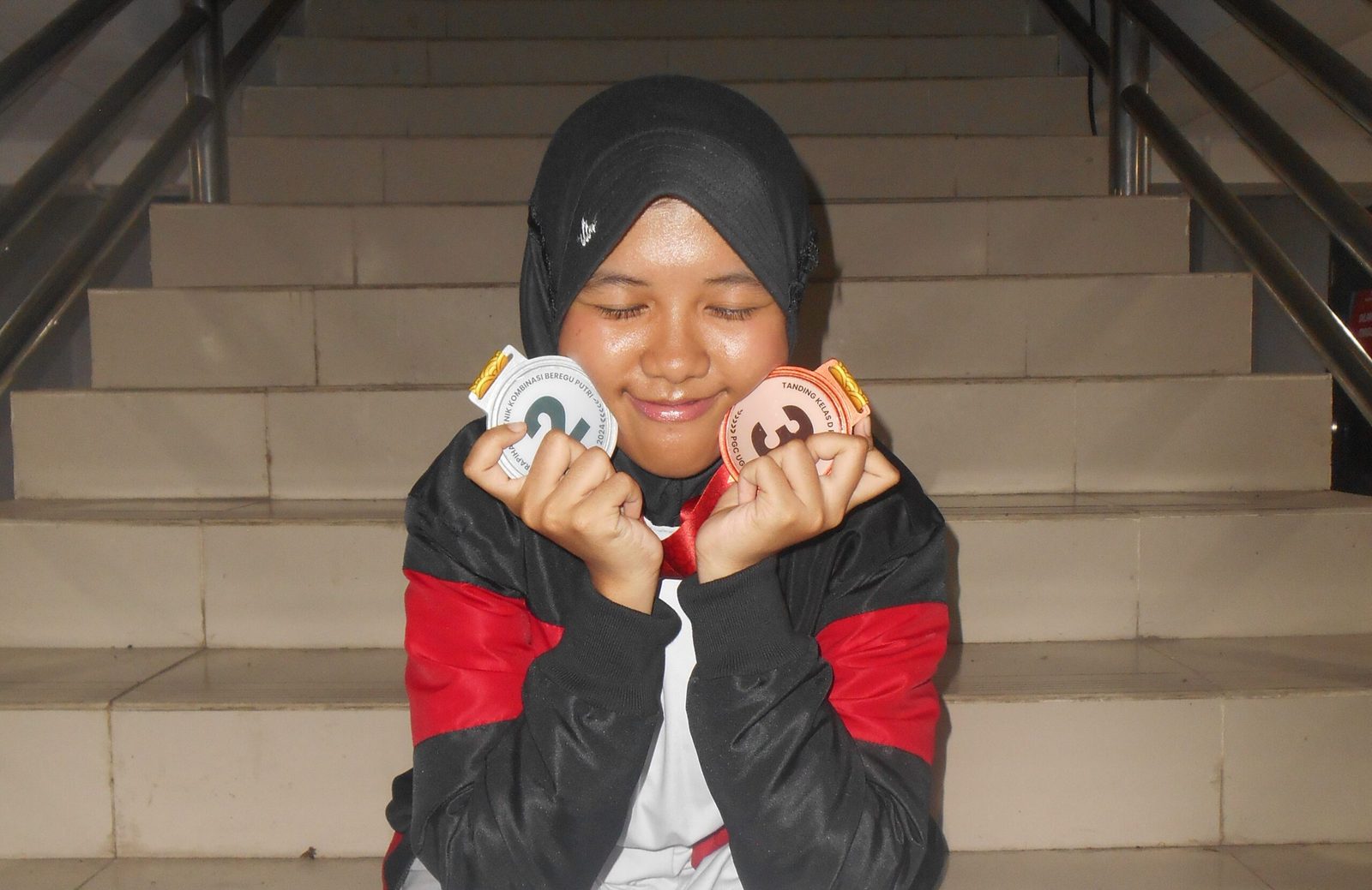 Medali Perunggu Kejurnas Perisai Diri Kategori Tanding Putri Kelas D Gadjah Mada Championship 2024