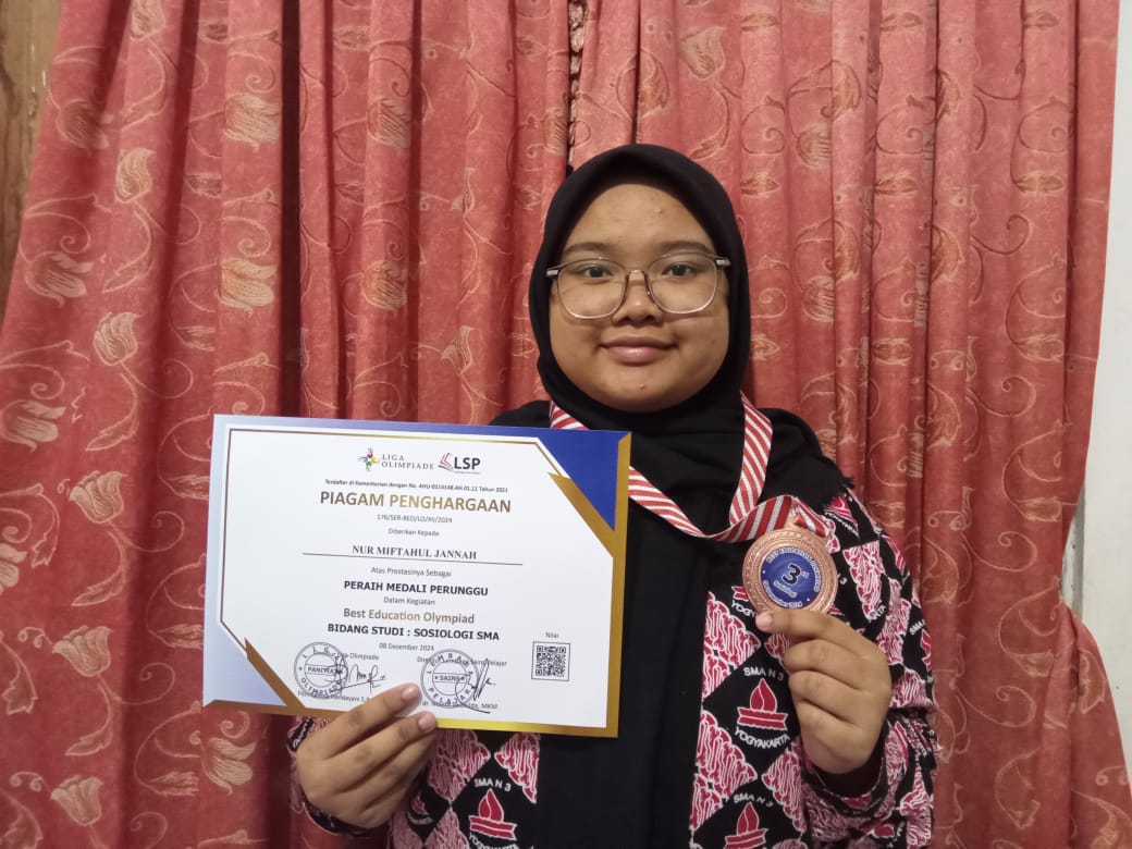 Mendali Perunggu dalam kegiatan Best Education Olympiad 2024