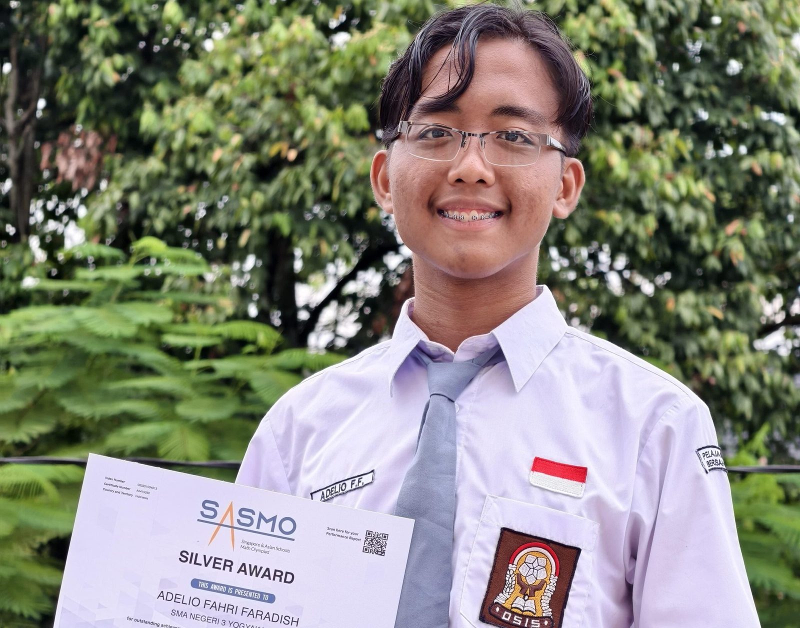 Silver Award Singapore and Asian School Mathematics Olymphiad 2025