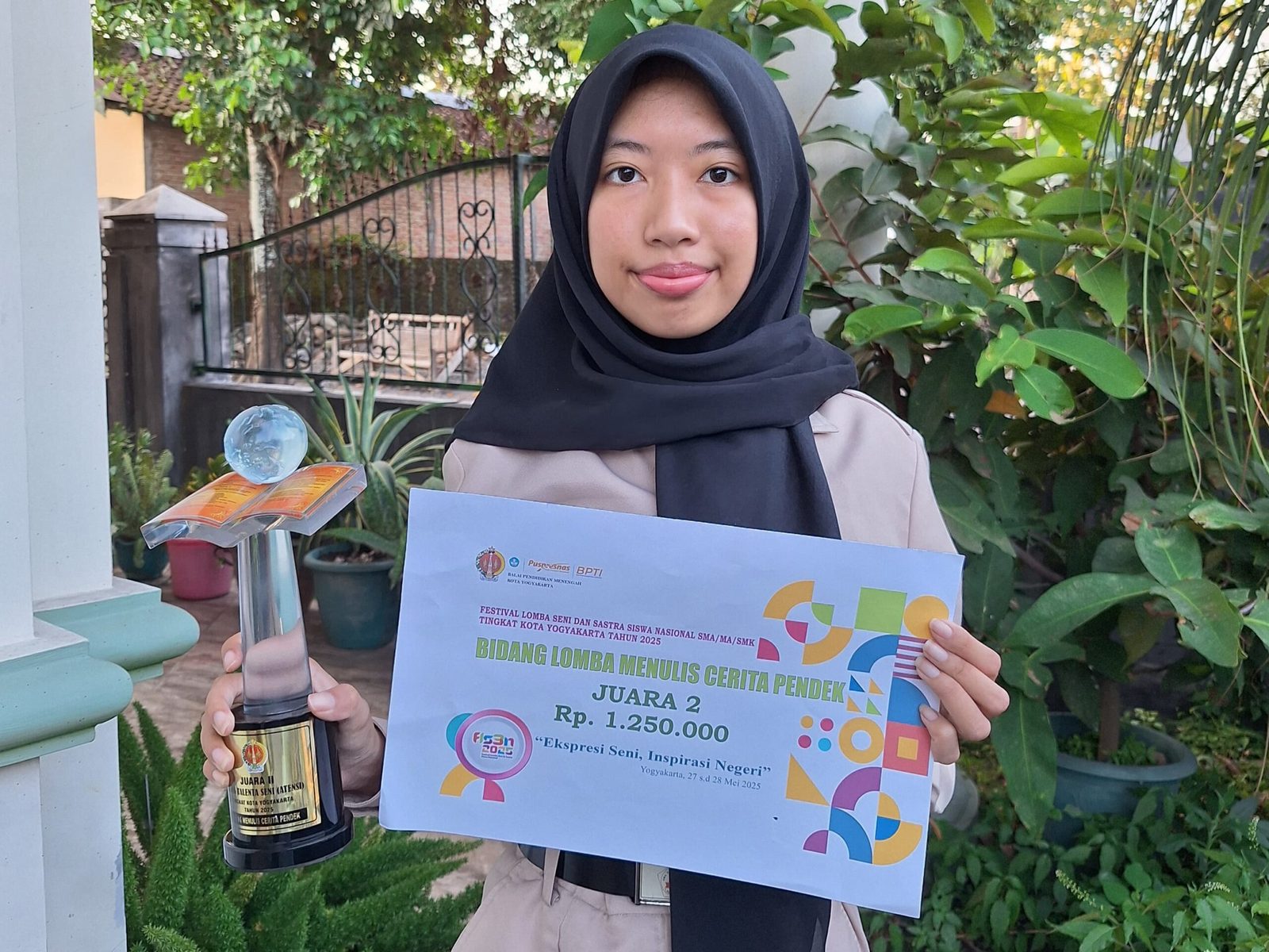 Juara 2 FLS3N Bidang Menulis Cerpen 2025