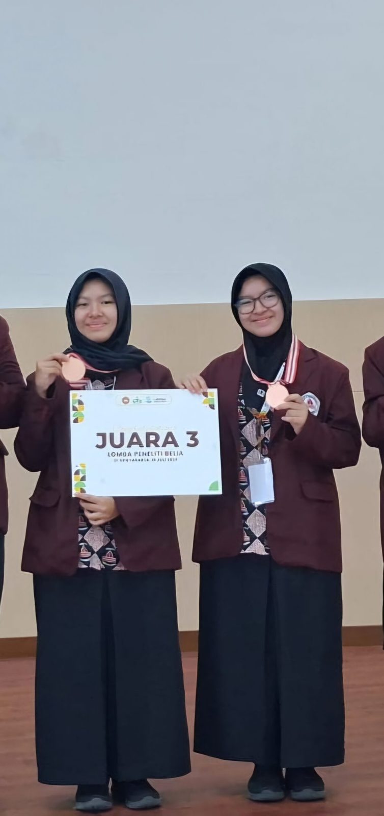 Medali Perunggu Lomba Peliti Belia (LPB) DIY Bidang Fisika 2025