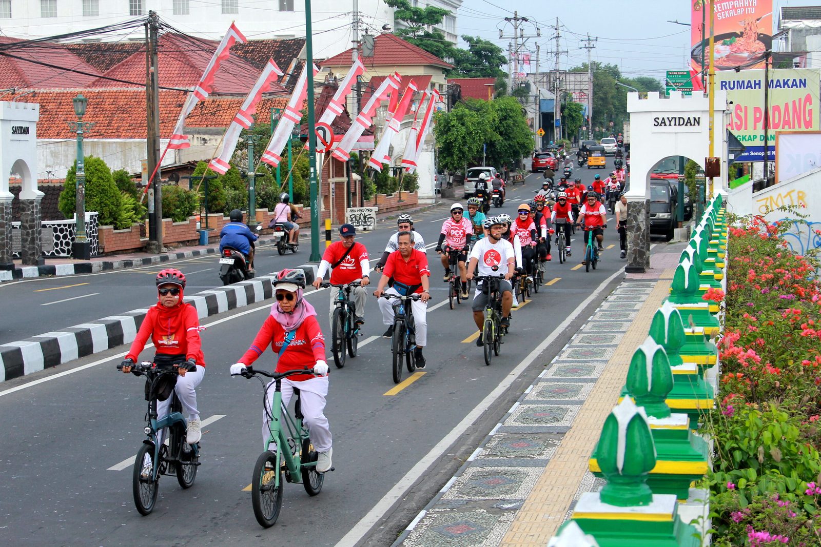 Gowes Kemerdekaan Padmanaba Cycling Community dalam Rangka HUT ke-80 RI