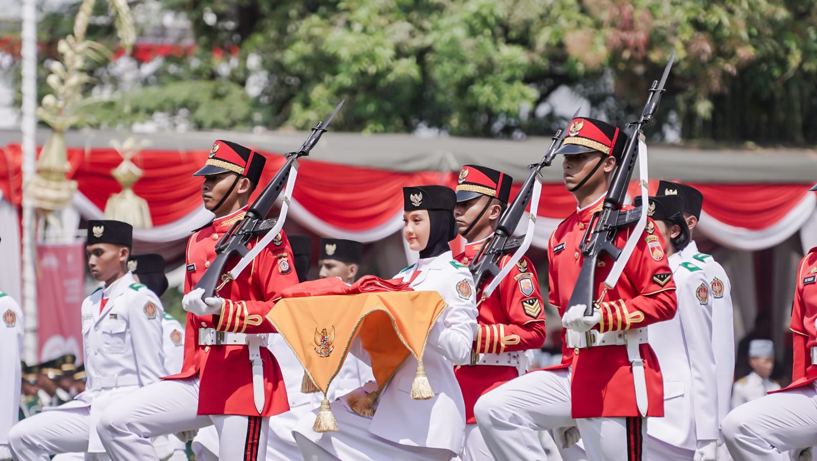 Kebanggaan Padmanaba: Siswa SMAN 3 Yogyakarta Bertugas sebagai Paskibraka di Hari Kemerdekaan ke-80 RI