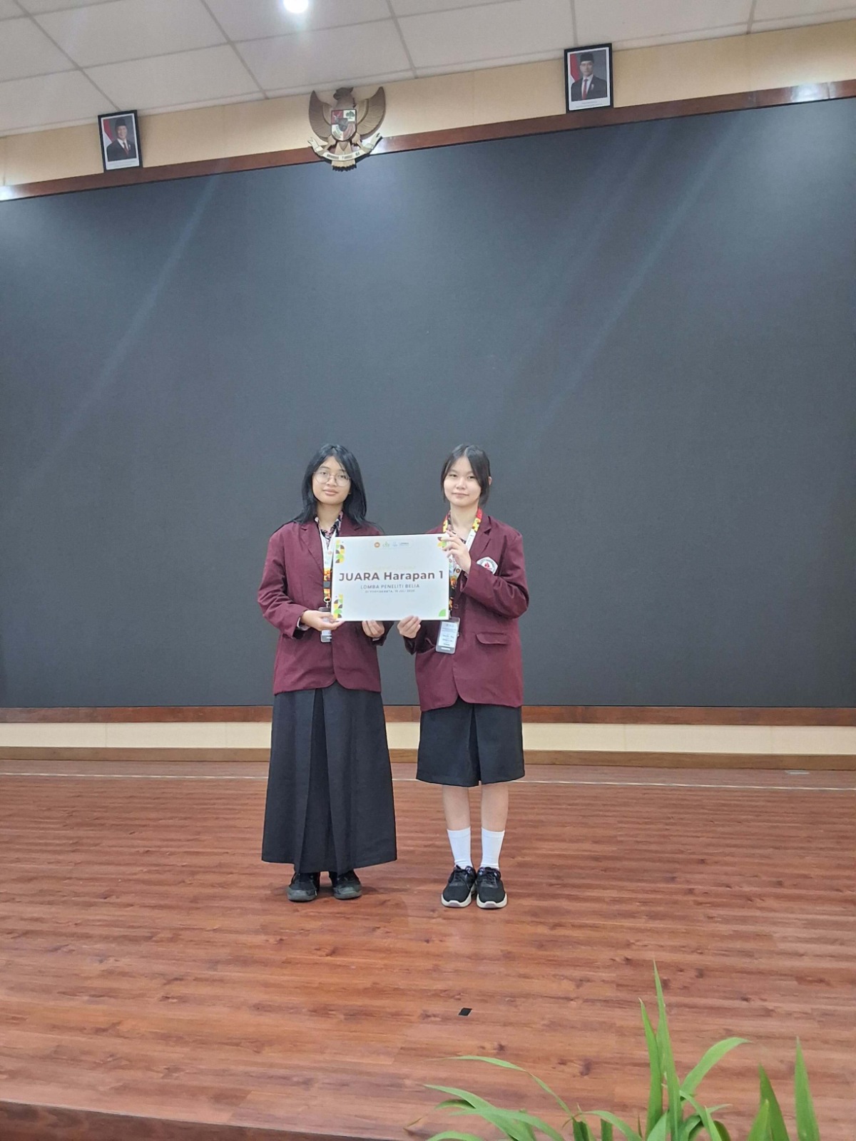 Juara harapan 1 Lomba Penelitian Belia 2025 tingkat Provinsi Daerah Istimewa Yogyakarta