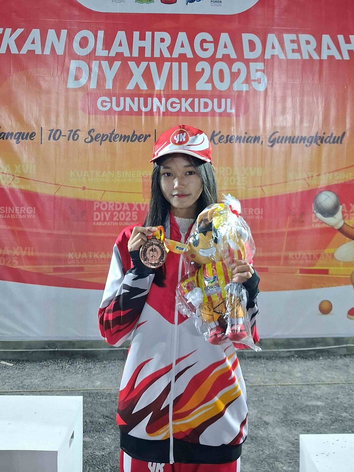 Medali perunggu 2 Petanque Triple Women Porda XVII 2025