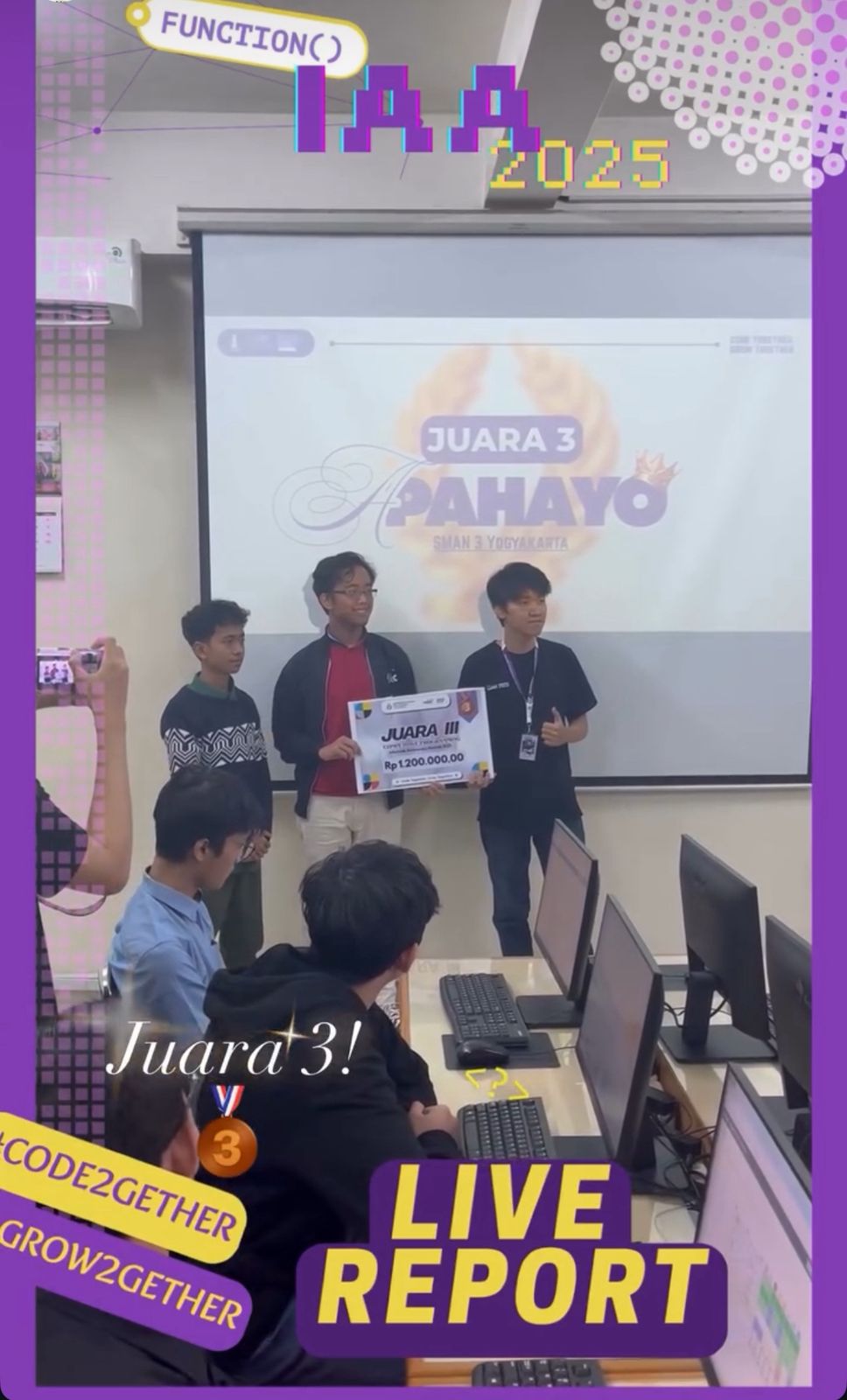 Juara 3 Informatics Anniversary Award 2025