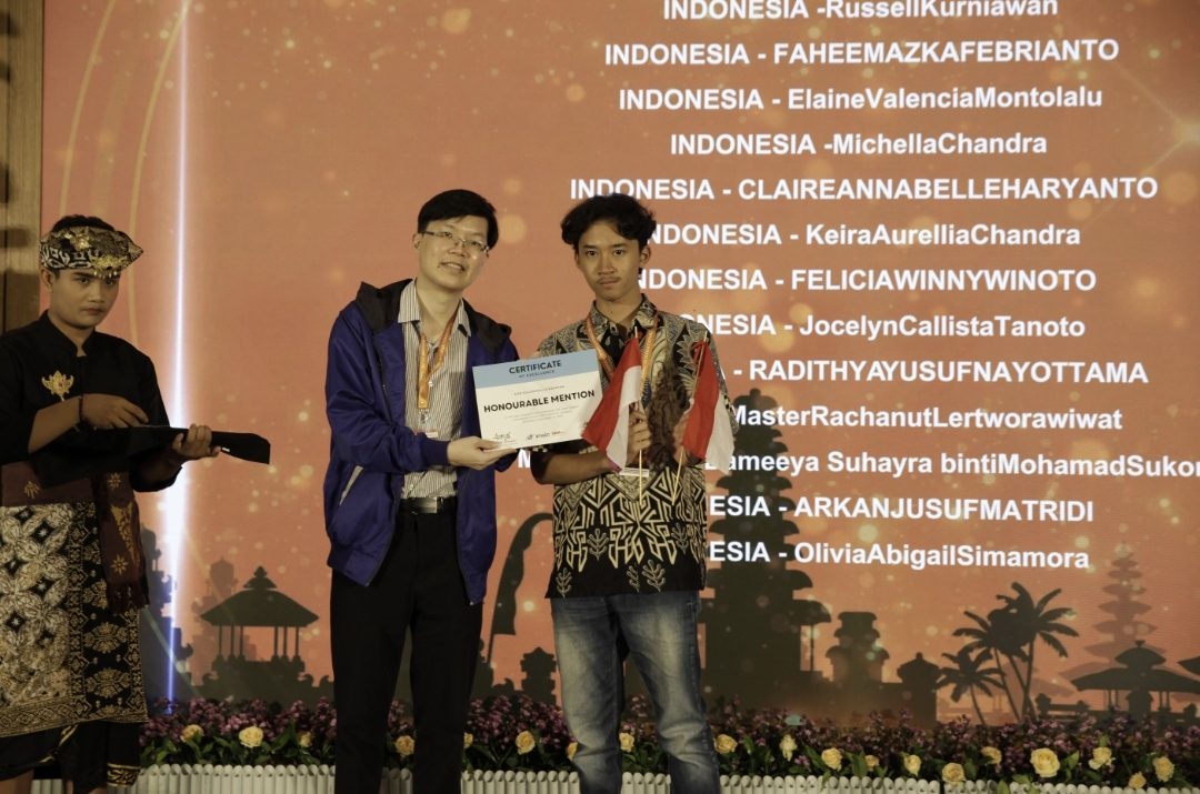 Honourable Mention ASMO International Round 2025 Upper Secondary Science
