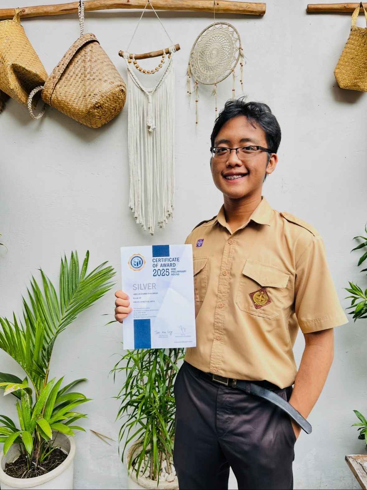 Medali Silver World Mathematics Invitational Internasional