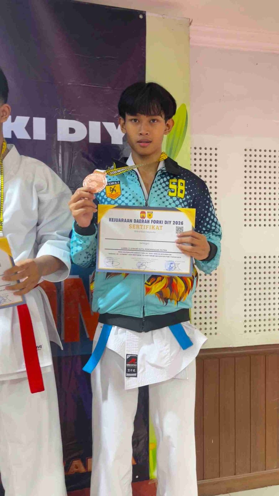 Medali Perunggu Junior Kata Perorangan Putra KEJURDA FORKI DIY 2026