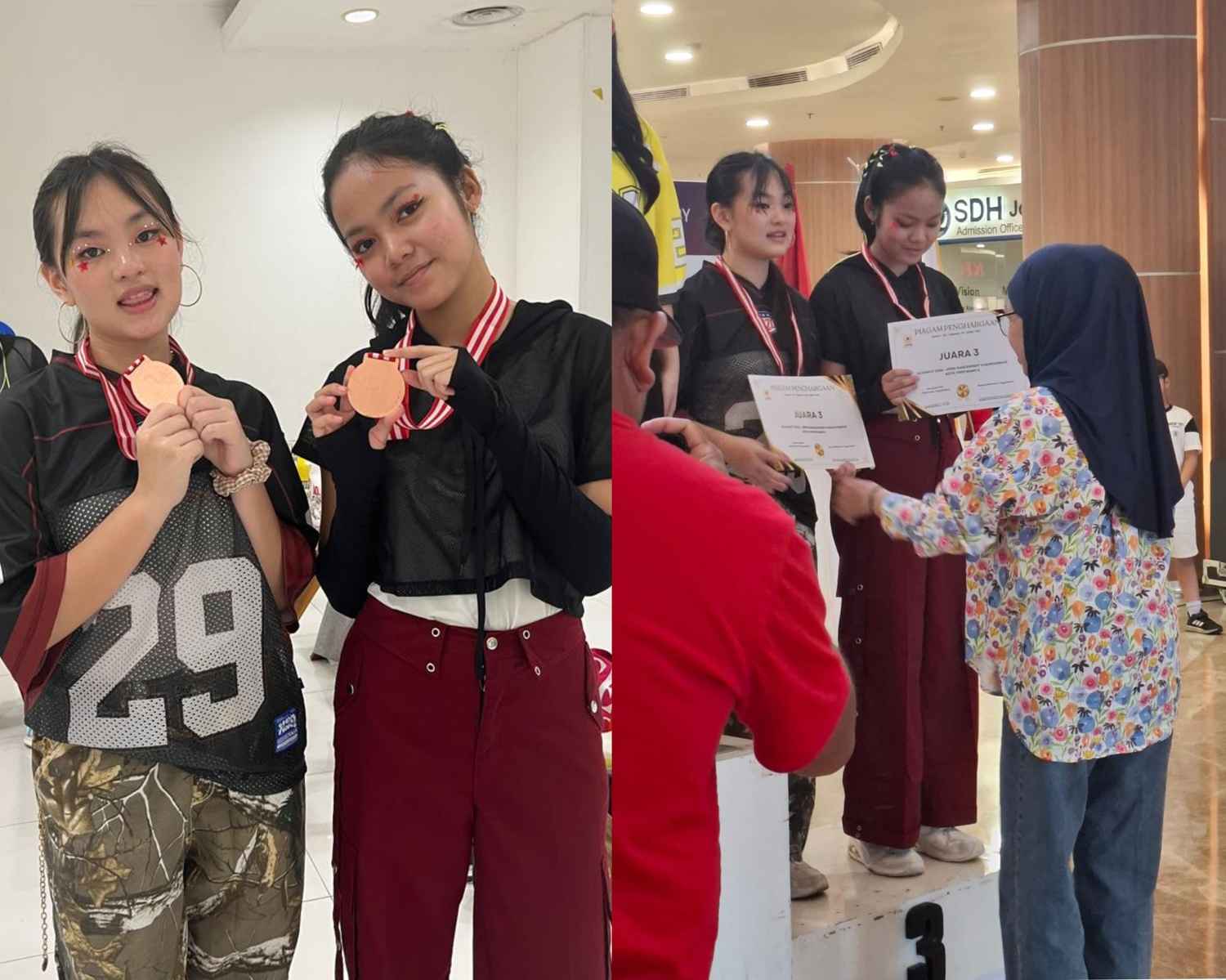 Juara 3 Hip duo umum Closed u16 – OPEN DANCE SPORT CHAMPIONSHIP KOTA YOGYAKARTA