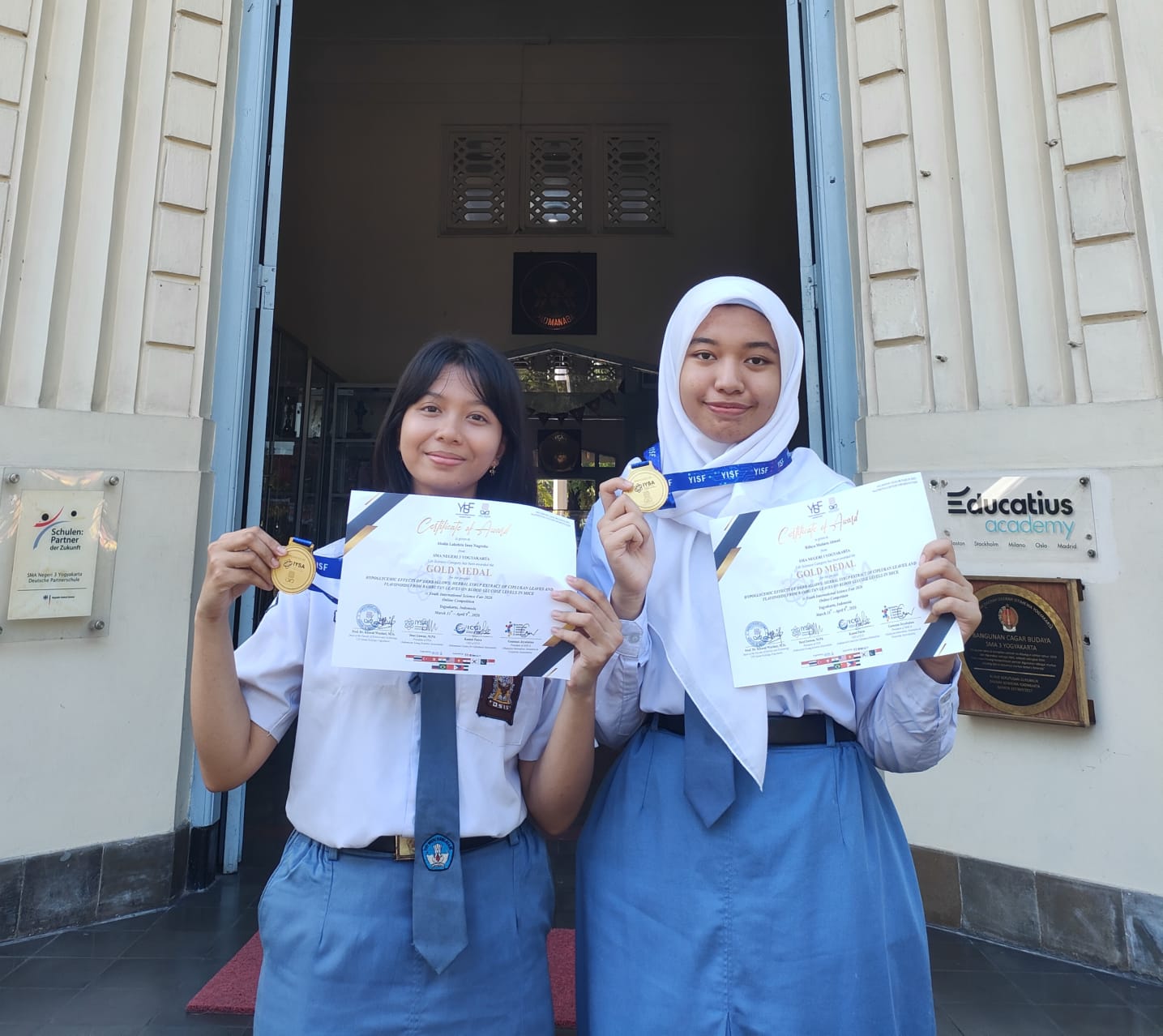 Medali Emas YISF Bidang Life Science 2026