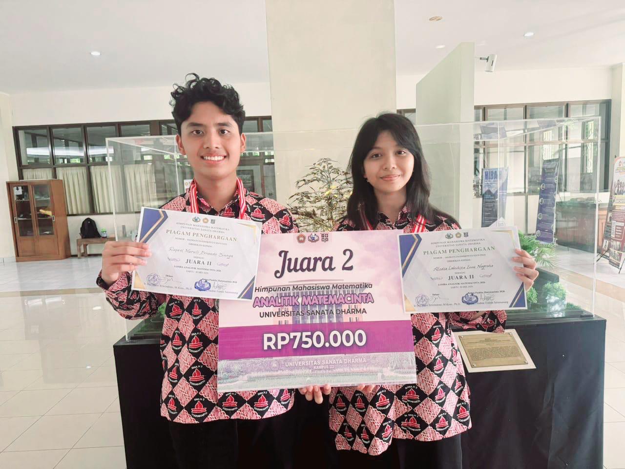 Juara 2 Lomba Analitik Matemacinta 2026