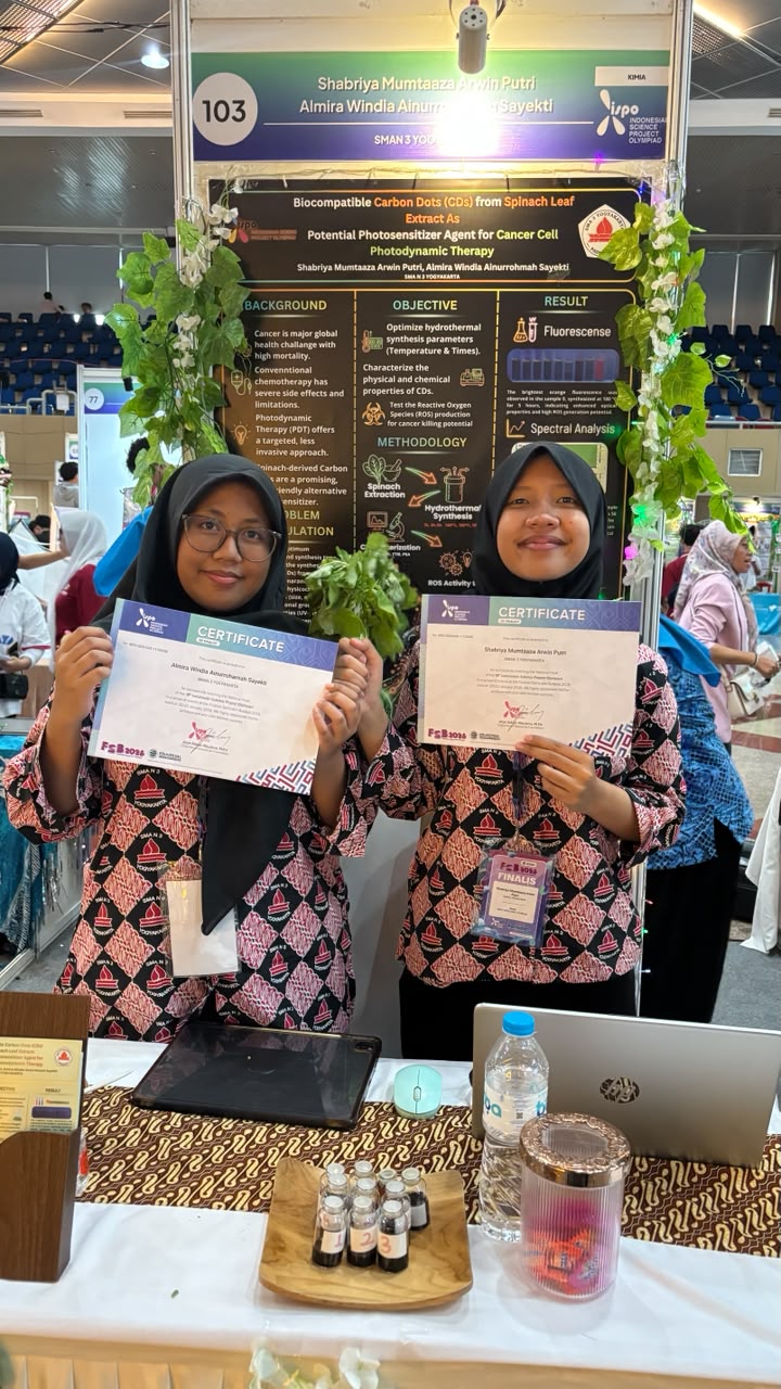 Honorable mention bidang Kimia 2026