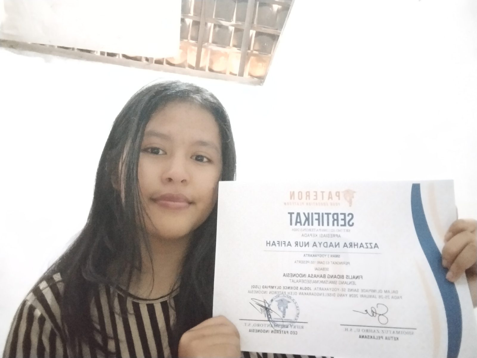 Finalis Pateron bidang bahasa Indonesia 2026
