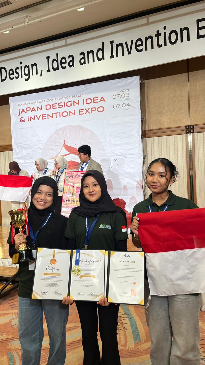 Gold medal Japan Design Idea and Invention Expo 2026 dan Grand Award Japan Idea and Invention Expo 2026