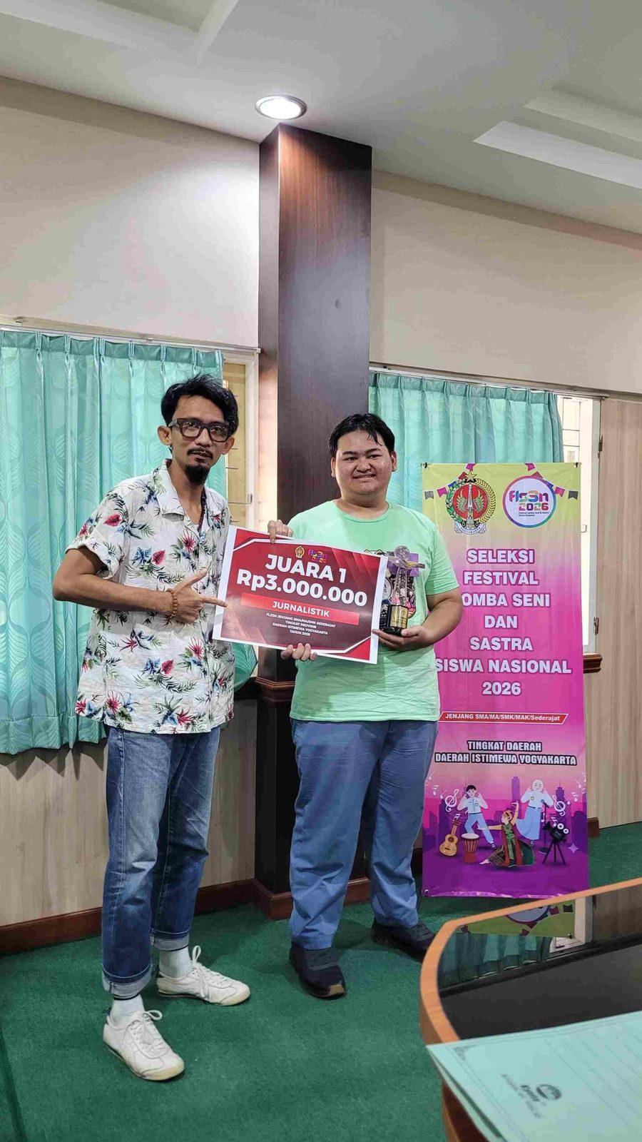 Juara 1 FLS3N Bidang Jurnalistik Tingkat Provinsi DI Yogyakarta