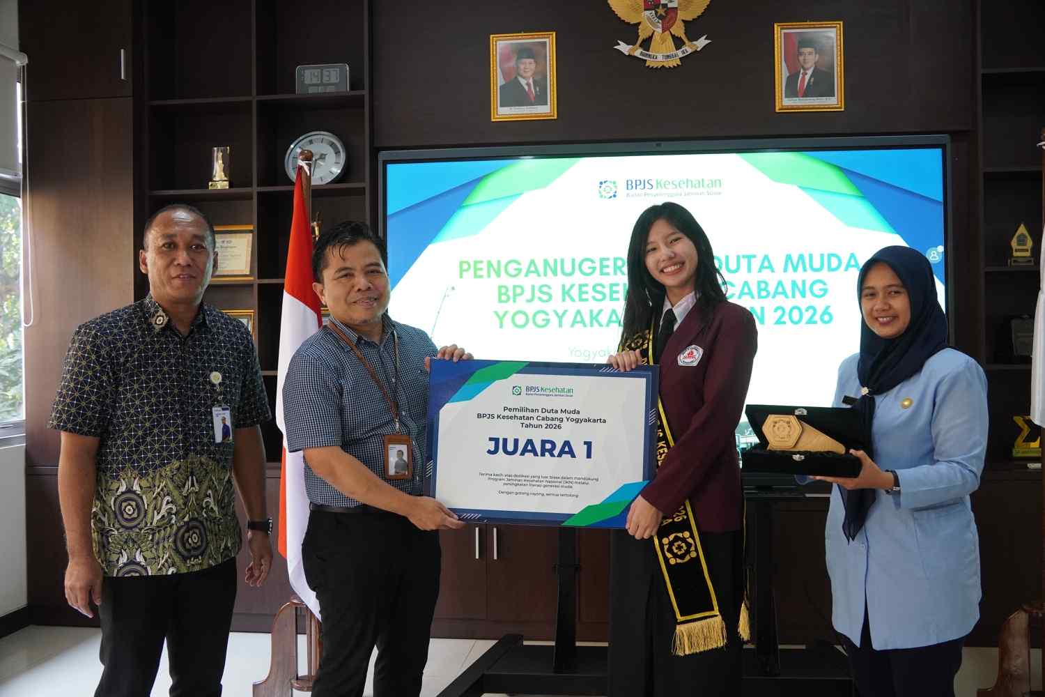 Juara 1 Duta Muda BPJS Kesehatan Kantor Cabang Yogyakarta 2026