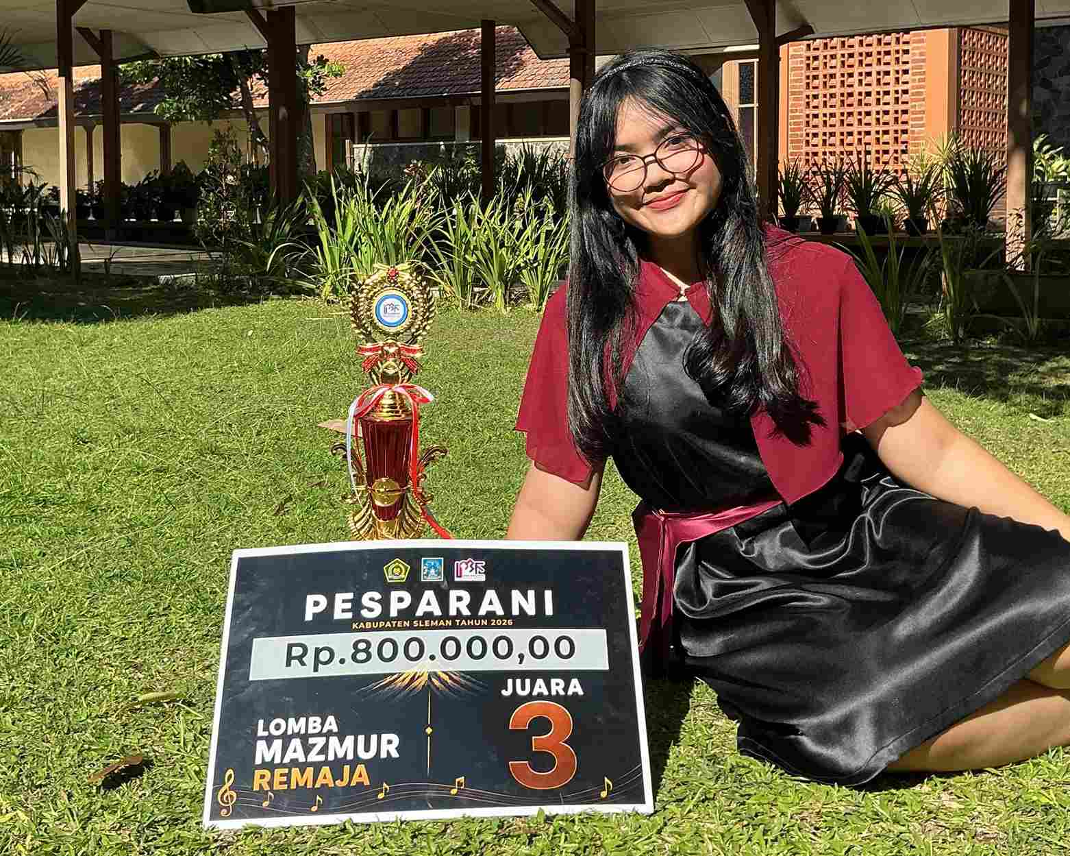 Juara 3 Lomba Mazmur Remaja Pesparani 2026
