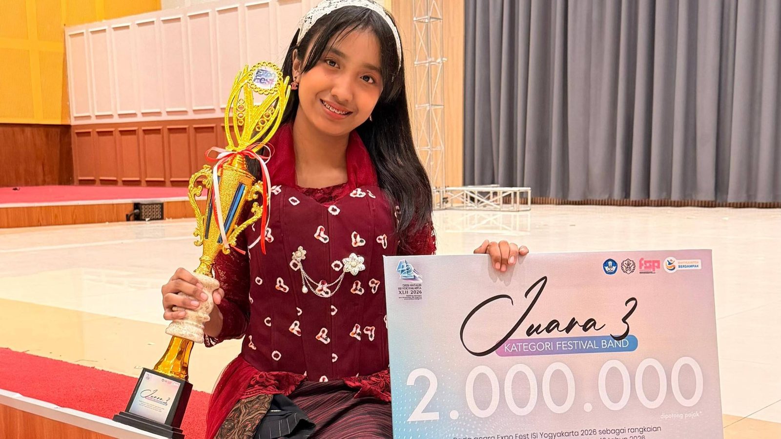 Juara 3 Festival Band Pelajar Dies Natalis XLII ISI Yogyakarta