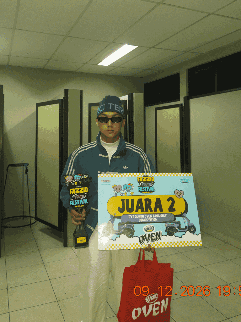 Juara 2 Bro Fazzio Youth Festival Yogyakarta 2026